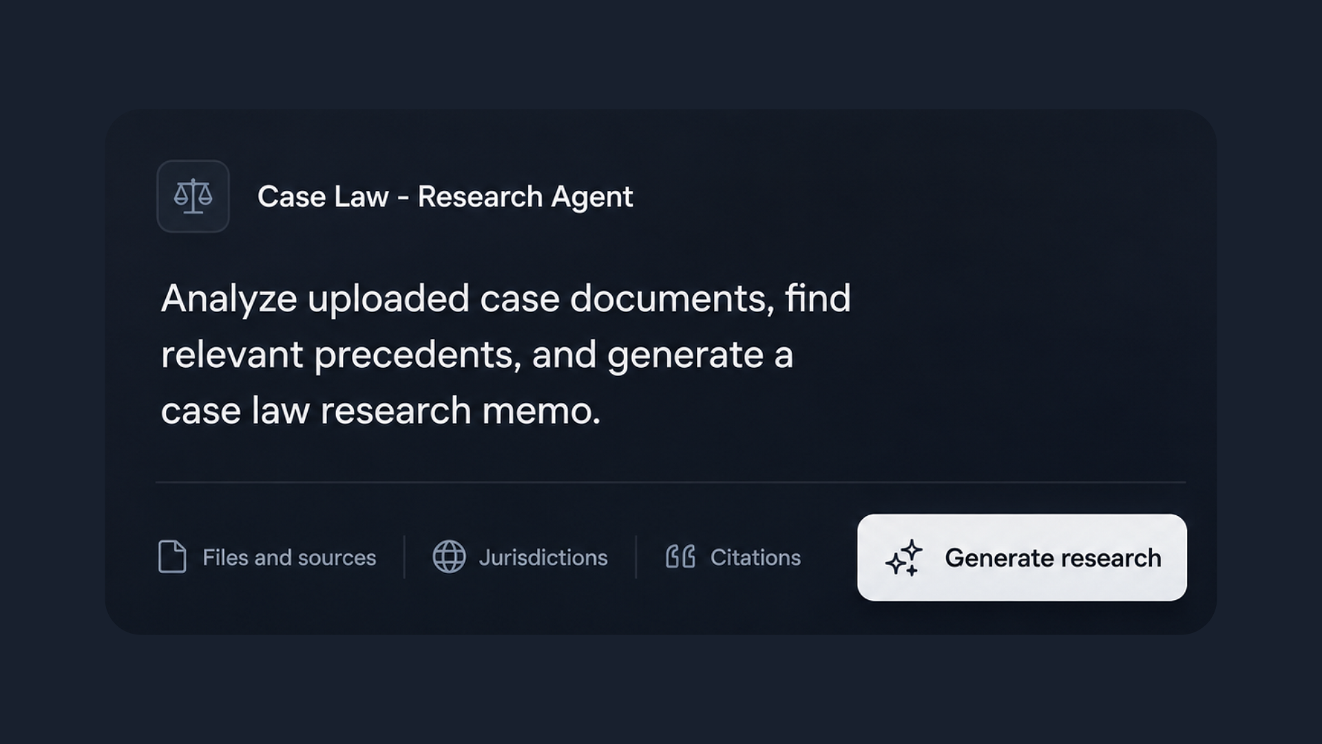 Eidmi sandbox screenshot showing a Multi-Step Workflow in progress - step 1 ingesting target contracts, step 2 running risk analysis per contract, step 3 drafting the diligence summary, step 4 formatting in the firm's deal-memo template. Each step shows intermediate output for partner review.