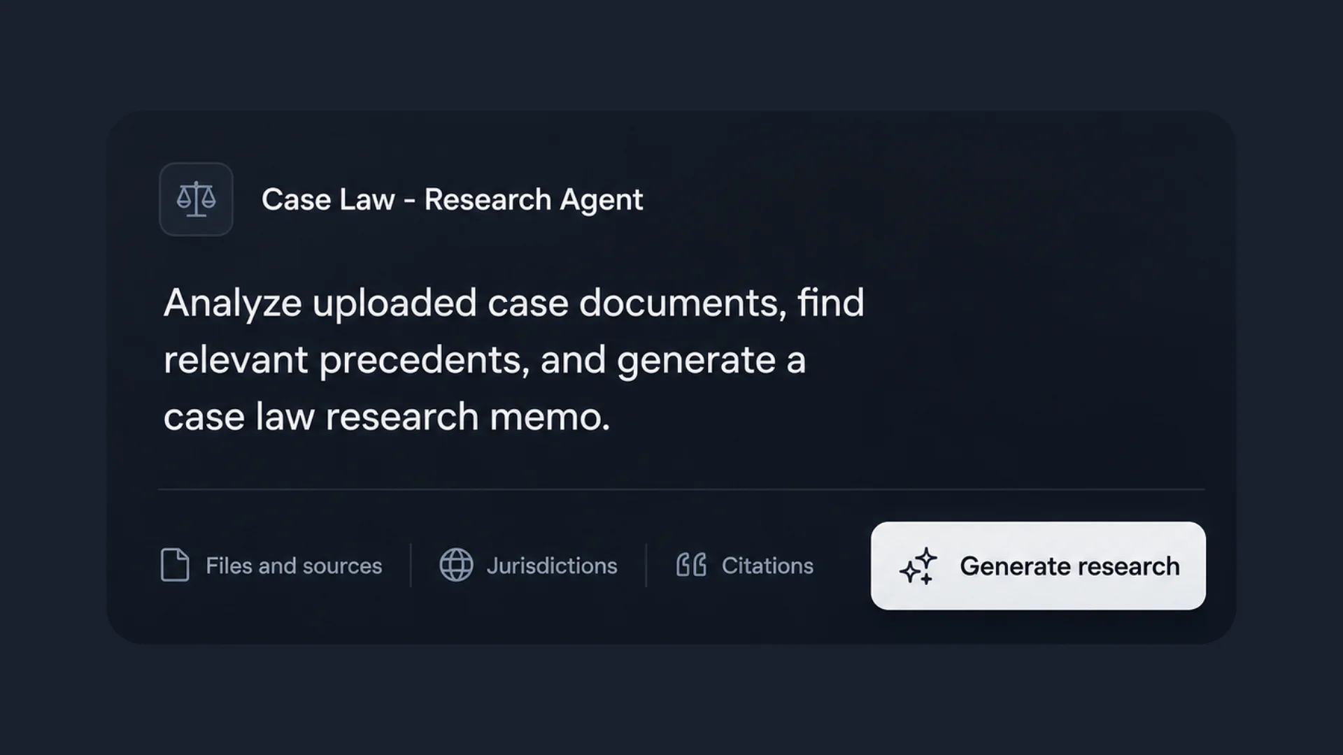 Eidmi sandbox screenshot showing a Multi-Step Workflow in progress - step 1 ingesting target contracts, step 2 running risk analysis per contract, step 3 drafting the diligence summary, step 4 formatting in the firm's deal-memo template. Each step shows intermediate output for partner review.